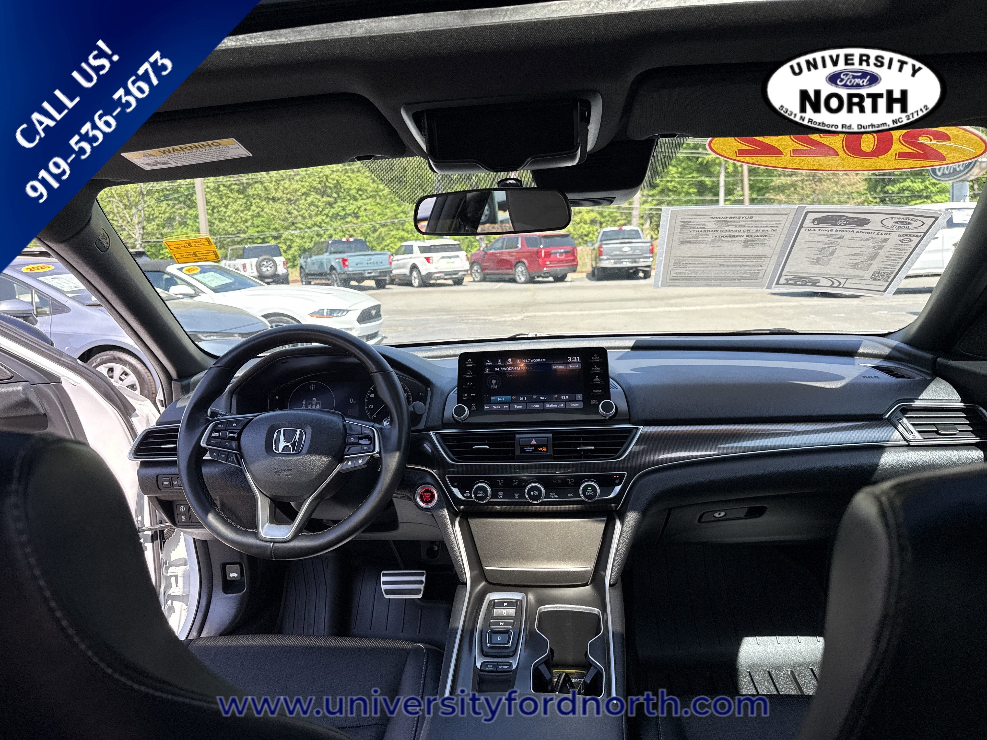 2022 Honda Accord Sedan Sport