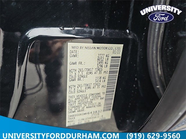 2022 Nissan Frontier PRO-4X