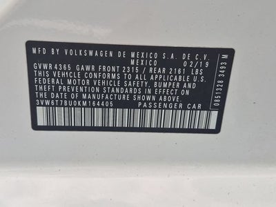 2019 Volkswagen Jetta GLI 2.0T 35th Anniversary Edition