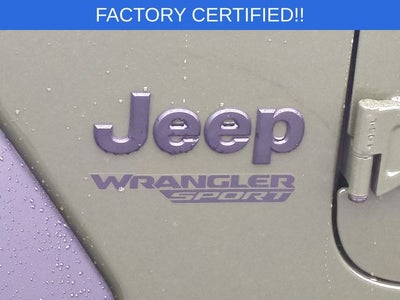 2021 Jeep Wrangler Sport S 4x4