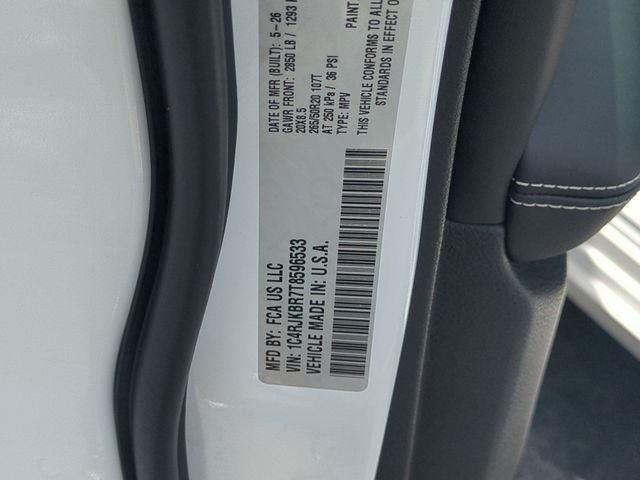 2026 Jeep Grand Cherokee GRAND CHEROKEE L LIMITED RESERVE 4X4