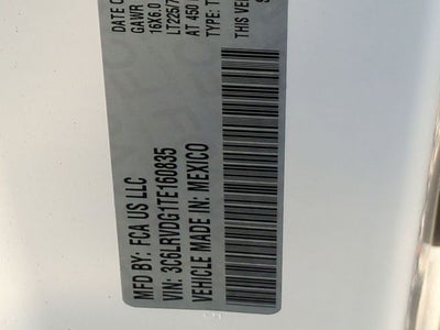 2026 RAM Ram ProMaster RAM PROMASTER 2500 TRADESMAN CARGO VAN HIGH ROOF 159' WB