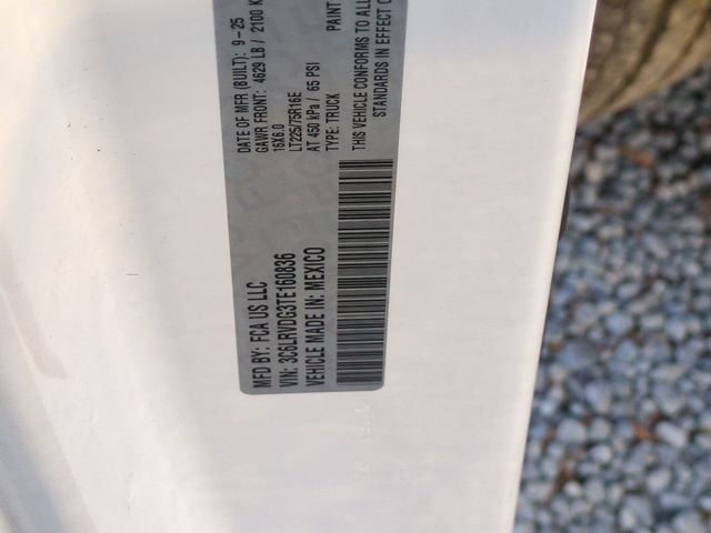 2026 RAM Ram ProMaster RAM PROMASTER 2500 TRADESMAN CARGO VAN HIGH ROOF 159' WB