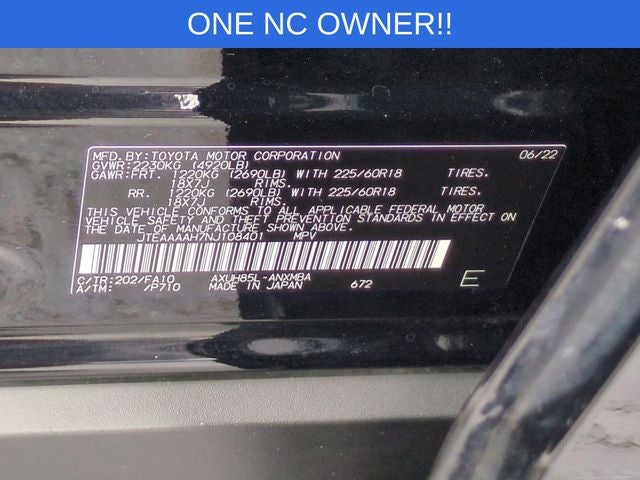 2022 Toyota Venza Base