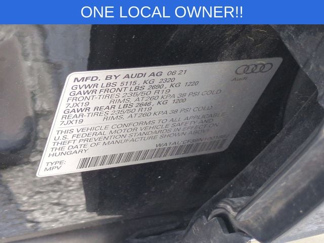 2022 Audi Q3 Premium 40 TFSI quattro Tiptronic