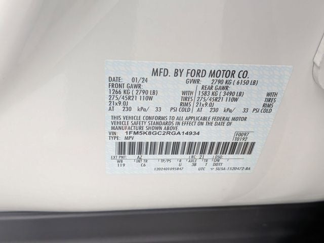 2024 Ford Explorer ST