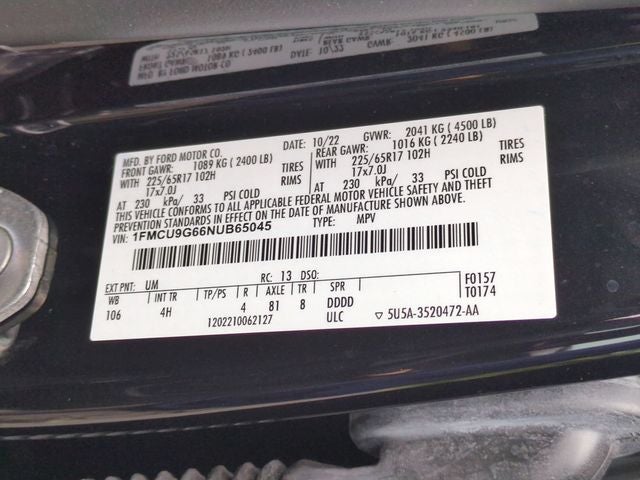 2022 Ford Escape SE