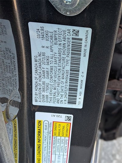 2024 Honda Civic Sport