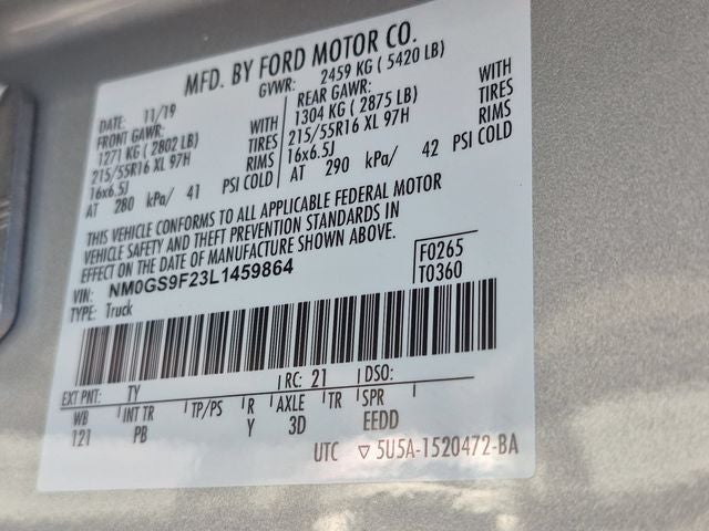2020 Ford Transit Connect XLT