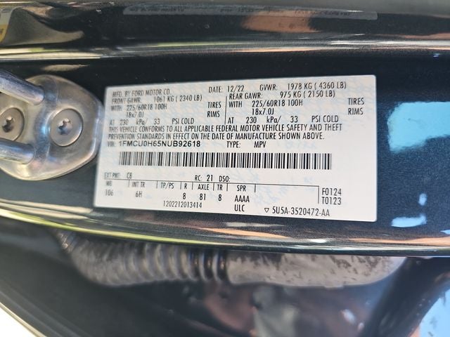 2022 Ford Escape SEL