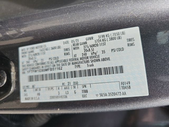 2021 Ford F-150 Lariat