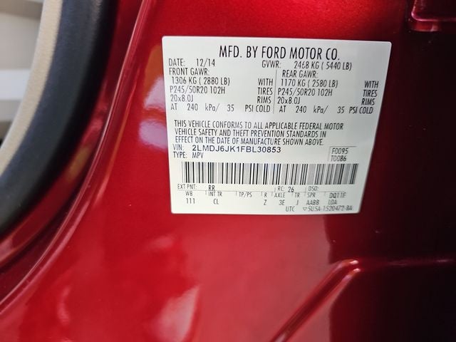 2015 Lincoln MKX Base