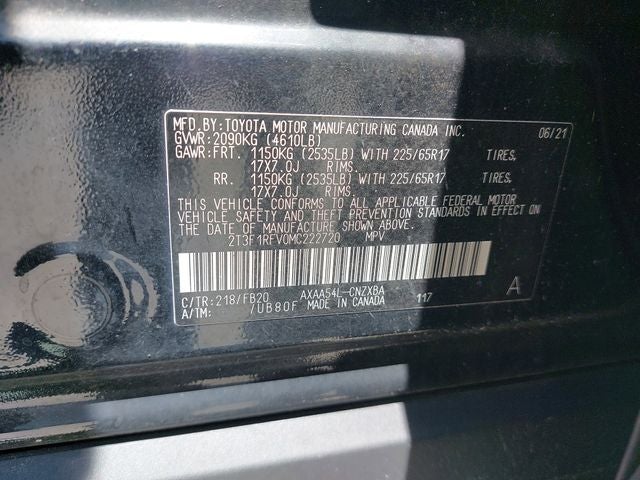 2021 Toyota RAV4 LE