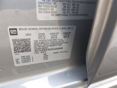 2025 GMC Sierra 1500 AT4