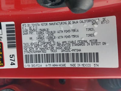 2017 Toyota Tacoma SR5