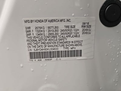 2019 Acura MDX 3.5L Technology Package SH-AWD