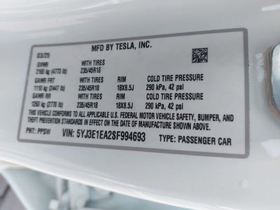 2025 Tesla Model 3 Long Range