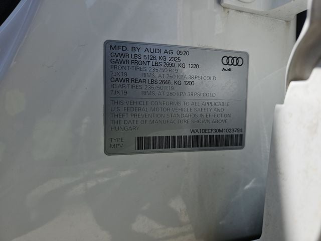 2021 Audi Q3 Premium S Line quattro