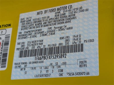 2015 Ford Mustang GT Premium