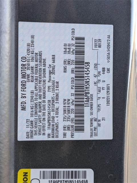 2022 Ford Mustang EcoBoost