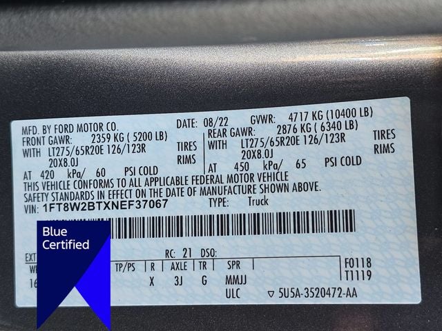 2022 Ford F-250SD Lariat