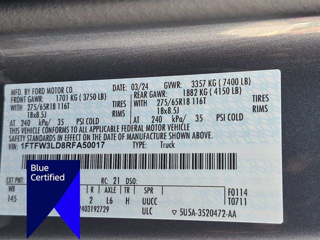 2024 Ford F-150 XLT