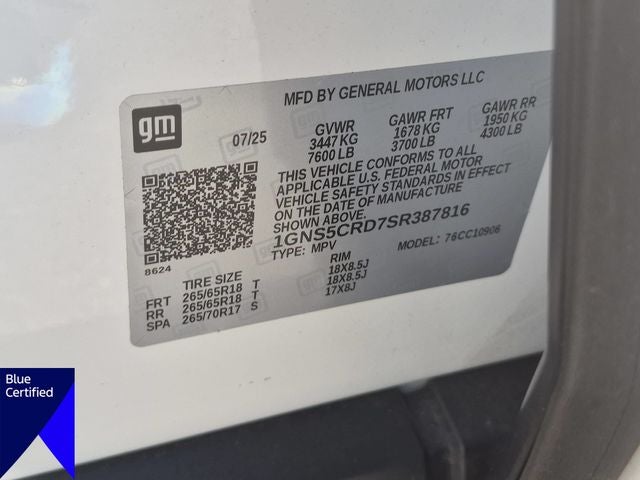 2025 Chevrolet Suburban LT